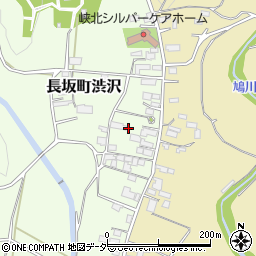 山梨県北杜市長坂町渋沢929周辺の地図