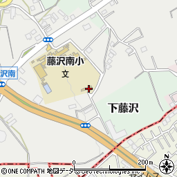 入間市立　藤沢南第二学童保育室周辺の地図