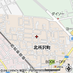 埼玉県所沢市北所沢町2198-46周辺の地図