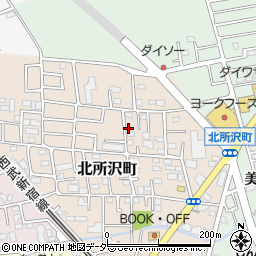 埼玉県所沢市北所沢町2204周辺の地図