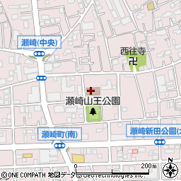 瀬崎コミュニティセンター周辺の地図