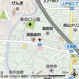 埼玉県戸田市上戸田5丁目24-3周辺の地図