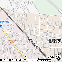 埼玉県所沢市北所沢町2194-14周辺の地図