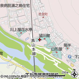 岐阜県下呂市湯之島190周辺の地図