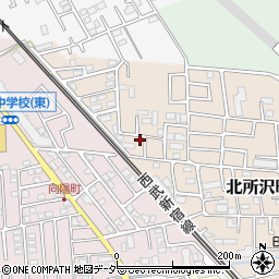 埼玉県所沢市北所沢町2194-5周辺の地図