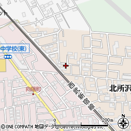 埼玉県所沢市北所沢町2194-21周辺の地図