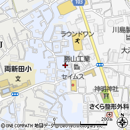 埼玉県草加市両新田東町77-5周辺の地図