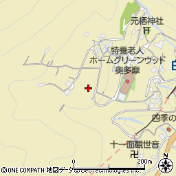 東京都西多摩郡奥多摩町白丸周辺の地図