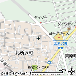 埼玉県所沢市北所沢町2211周辺の地図