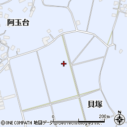 千葉県香取市阿玉台周辺の地図
