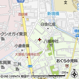 埼玉県八潮市大曽根44周辺の地図