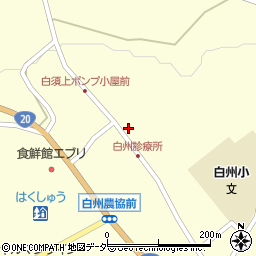 山梨県北杜市白州町白須1540周辺の地図