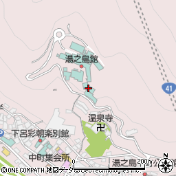 岐阜県下呂市湯之島625周辺の地図