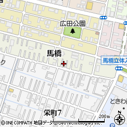 千葉県松戸市馬橋494-13周辺の地図