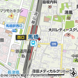 松屋 馬橋店周辺の地図