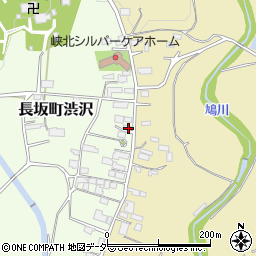 山梨県北杜市長坂町渋沢919周辺の地図