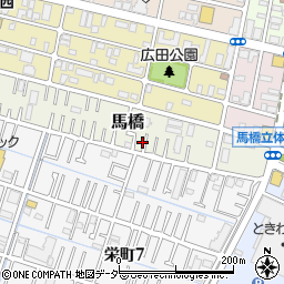 千葉県松戸市馬橋494周辺の地図