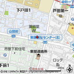 エソール戸田２２周辺の地図