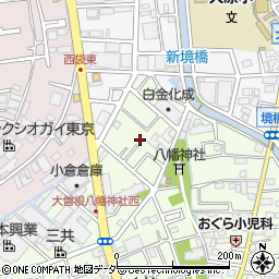 埼玉県八潮市大曽根44-13周辺の地図