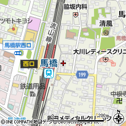 千葉銀行馬橋支店周辺の地図
