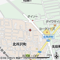 埼玉県所沢市北所沢町2212周辺の地図