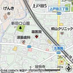 埼玉県戸田市上戸田5丁目14-7周辺の地図