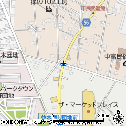 所沢市斎場入口周辺の地図