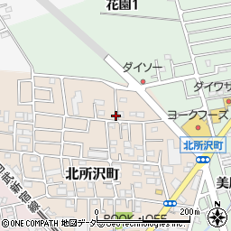 埼玉県所沢市北所沢町2062-20周辺の地図