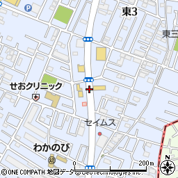 埼玉県新座市東周辺の地図