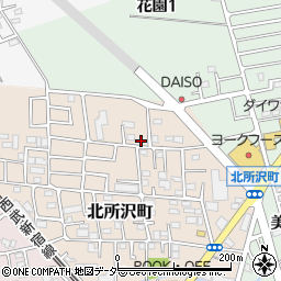 埼玉県所沢市北所沢町2062-17周辺の地図