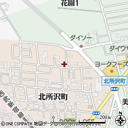 埼玉県所沢市北所沢町2062-18周辺の地図