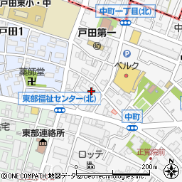 シャロル戸田周辺の地図