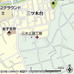 埼玉県入間市三ツ木台193周辺の地図