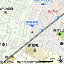 レクセルガーデン朝霞台周辺の地図