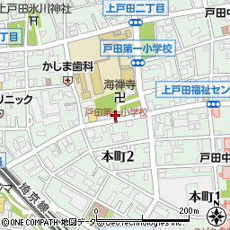 埼玉県戸田市上戸田3丁目7-16周辺の地図