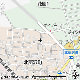 埼玉県所沢市北所沢町2062周辺の地図