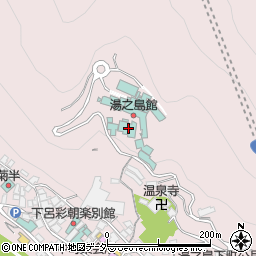 岐阜県下呂市湯之島645周辺の地図