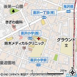 戸田市立喜沢小学校周辺の地図