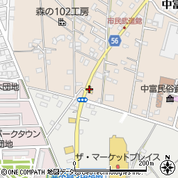 日高屋所沢中富店周辺の地図