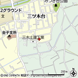 埼玉県入間市三ツ木台194周辺の地図