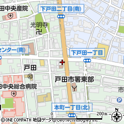 拓人スクールＩＥ　戸田公園校周辺の地図