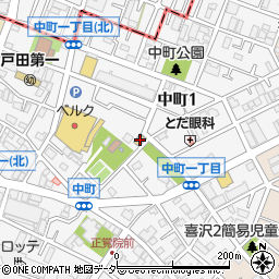 戸田東幼稚園周辺の地図