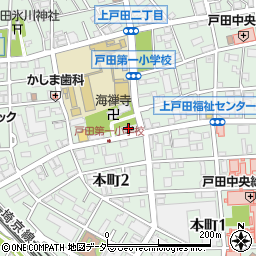 埼玉県戸田市上戸田3丁目7-14周辺の地図