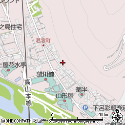 岐阜県下呂市湯之島295周辺の地図