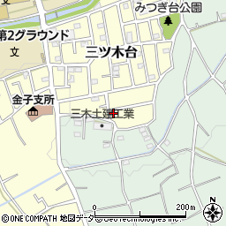 埼玉県入間市三ツ木台188周辺の地図