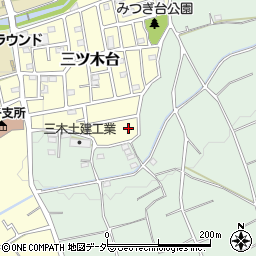 埼玉県入間市三ツ木台190周辺の地図