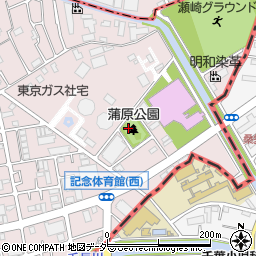 瀬崎蒲原公園周辺の地図