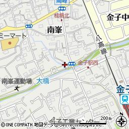 埼玉県入間市南峯208周辺の地図