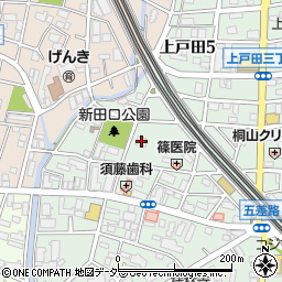 埼玉県戸田市上戸田5丁目14-13周辺の地図