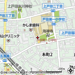 埼玉県戸田市上戸田3丁目7-24周辺の地図